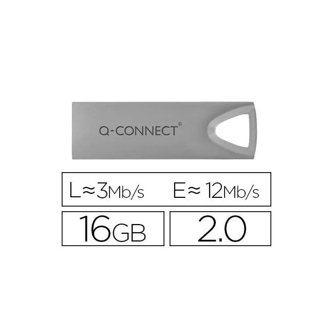 MEMORIA USB Q-CONNECT FLASH PREMIUM 16 GB 2.0
