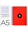 CUADERNO ESPIRAL LIDERPAPEL A5 MICRO ANTARTIK TAPA FORRADA 120H 100...