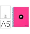 CUADERNO ESPIRAL LIDERPAPEL A5 MICRO ANTARTIK TAPA FORRADA 120H 100...
