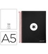 CUADERNO ESPIRAL LIDERPAPEL A5 MICRO ANTARTIK TAPA FORRADA 120H 100...