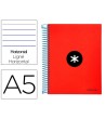 CUADERNO ESPIRAL LIDERPAPEL A5 MICRO ANTARTIK TAPA FORRADA 120H 100...