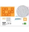 PAPEL DIBUJO LIDERPAPEL 297X420MM 300G/M2 ACUARELA PACK DE 6
