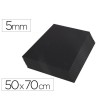 CARTON PLUMA LIDERPAPEL NEGRO DOBLE CARA 50X70 CM ESPESOR 5 MM
