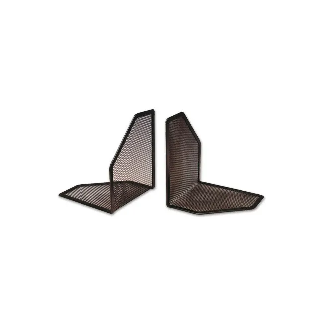 APOYALIBROS METALICO Q-CONNECT REJILLA COLOR NEGRO -JUEGO