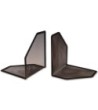 APOYALIBROS METALICO Q-CONNECT REJILLA COLOR NEGRO -JUEGO