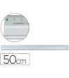 REGLA METALICA Q-CONNECT ALUMINIO 50 CM