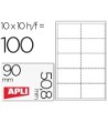 TARJETA DE VISITA APLI MICROPERFORADA 200 GRS ACABADO MATE 90X50,8 ...