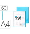 CARPETA LIDERPAPEL ESCAPARATE 47072 60 FUNDAS POLIPROPILENO TRASLUC...