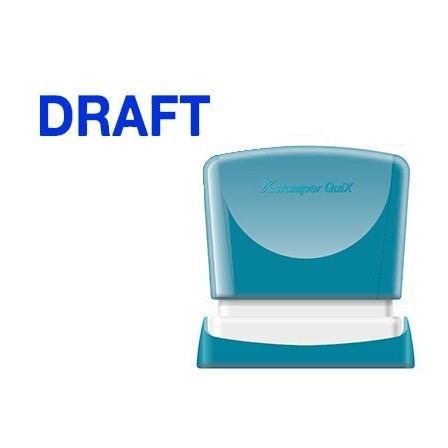 SELLO X-STAMPER QUIX PERSONALIZABLE COLOR AZUL MEDIDAS 11X40 MM Q-10