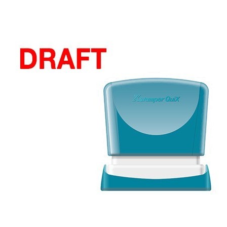 SELLO X-STAMPER QUIX PERSONALIZABLE COLOR ROJO MEDIDAS 11X40 MM Q-10