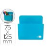 CUBILETE PORTALAPICES LIDERPAPEL PLASTICO MAGNETICO AZUL 125X75X40 MM