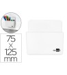 CUBILETE PORTALAPICES LIDERPAPEL PLASTICO MAGNETICO BLANCO 125X75X4...