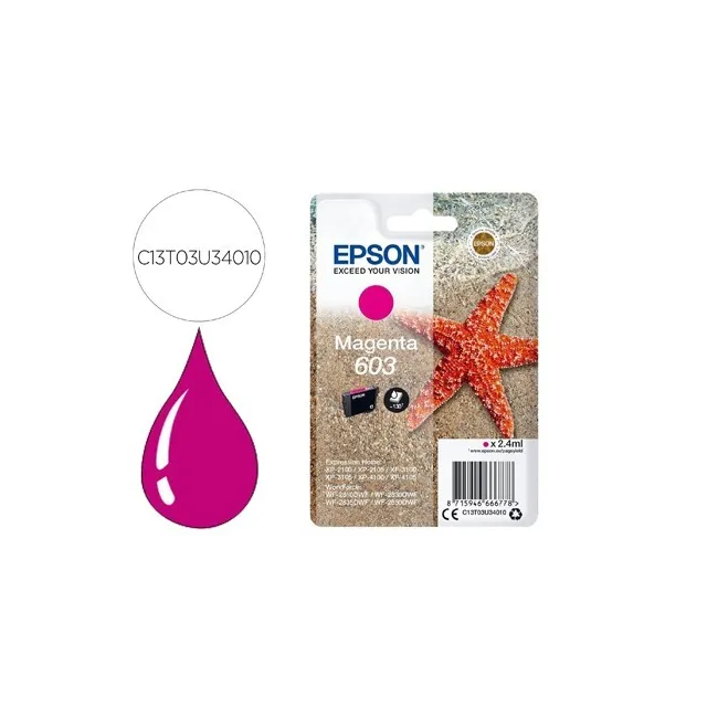 INK-JET EPSON 603 XP-2100 / 2105 / 3100 / 4100 / WF-2810 / 2830 / 2...