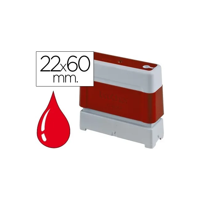 SELLO AUTOMATICO BROTHER 22 MM X 60 MM ROJO
