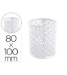 CUBILETE PORTALAPICES Q-CONNECT METAL REDONDO BLANCO DIAMETRO 80 AL...