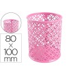 CUBILETE PORTALAPICES Q-CONNECT METAL REDONDO DIAMETRO 80 ALTURA 10...