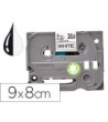CINTA Q-CONNECT TZE-221 BLANCO-NEGRO 9MM LONGITUD 8 MT