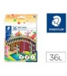 LAPICES DE COLORES STAEDTLER WOPEX ECOLOGICO 36 COLORES EN CAJA DE ...