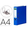 ARCHIVADOR DE PALANCA ELBA CARTON FORRADO DIN A4 AZUL -LOMO DE 80 M...