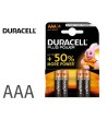PILA DURACELL ALCALINA PLUS AAA BLISTER CON 4 PILAS