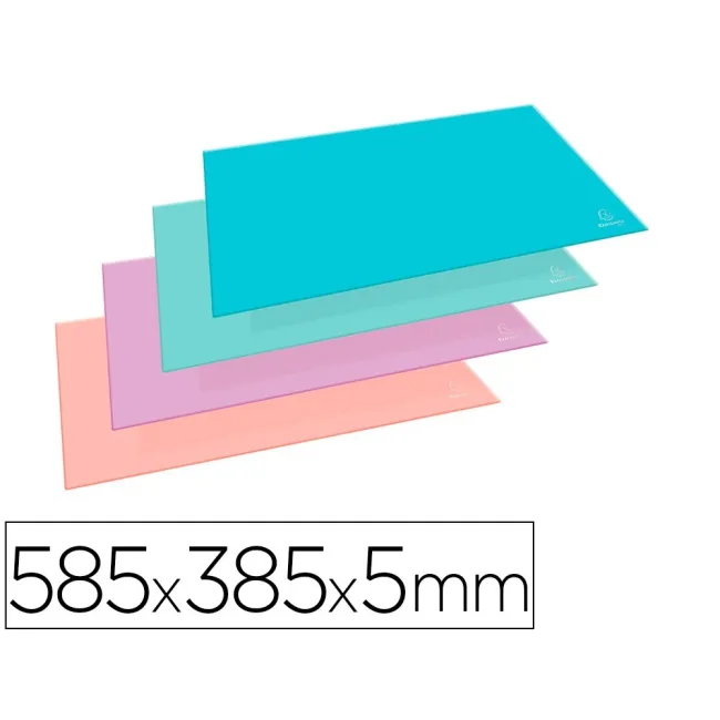 VADE DE SOBREMESA EXACOMPTA AQUAREL CARTON FORRADO COLORES PASTEL S...