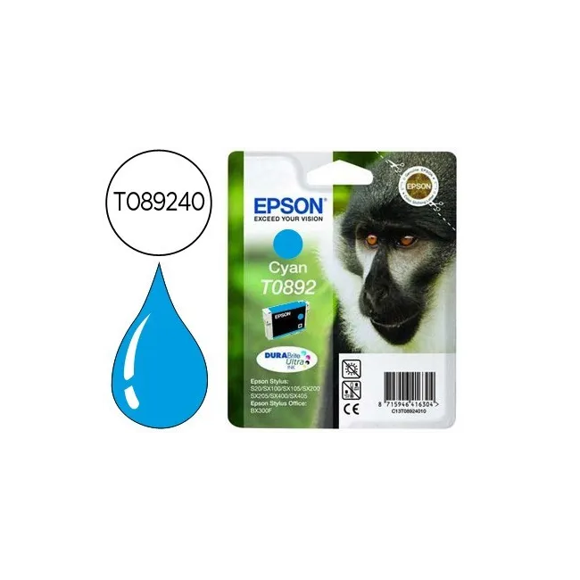 INK-JET EPSON T0892 CIAN STYLUS S20 / SX-100 / SX-110
