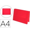 CARPETA LIDERPAPEL PORTADOCUMENTOS POLIPROPILENO DINA4 ROJO TRANSLU...