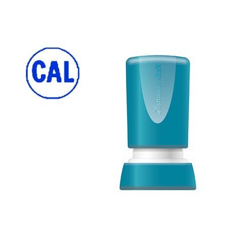 SELLO X-STAMPER QUIX PERSONALIZABLE COLOR AZUL REDONDO DIAMETRO 14 ...