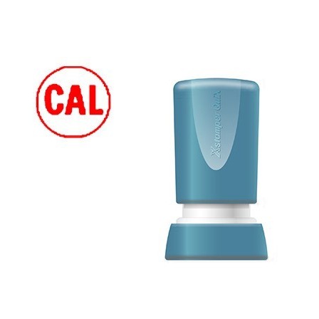 SELLO X-STAMPER QUIX PERSONALIZABLE COLOR ROJO REDONDO DIAMETRO 14 ...