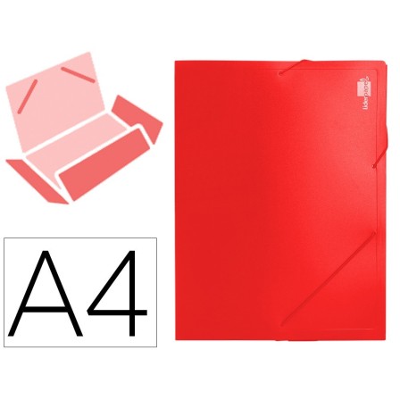 CARPETA BEAUTONE PORTADOCUMENTOS 36900 POLIPROPILENO DIN A4 ROJA LO...