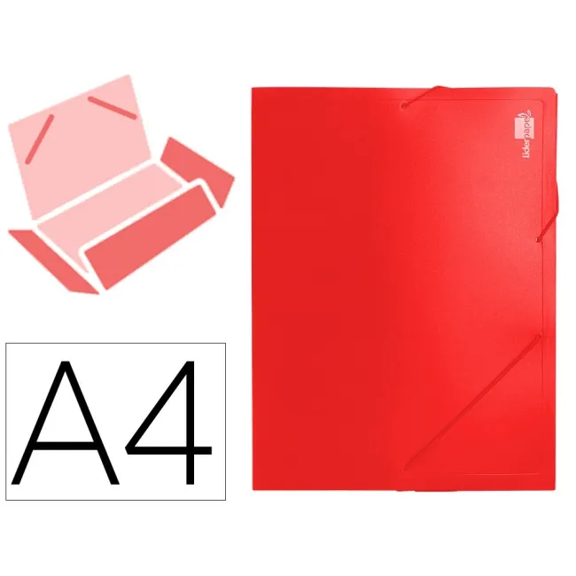 CARPETA BEAUTONE PORTADOCUMENTOS 36900 POLIPROPILENO DIN A4 ROJA LO...