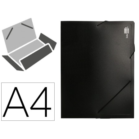 CARPETA BEAUTONE PORTADOCUMENTOS 36905 POLIPROPILENO DIN A4 NEGRA L...
