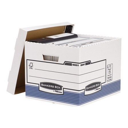 CAJON FELLOWES CARTON RECICLADO PARA ALMACENAMIENTO DE ARCHIVO CAPA...