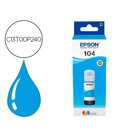 TINTA EPSON ECOTANK 104 ET-2710 / 2711 / 2712 / 2720 / 2726 / 4700 ...