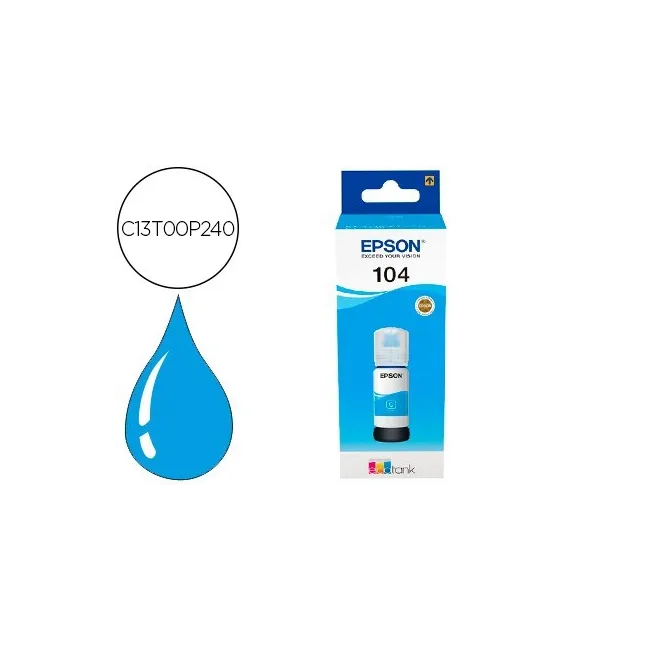 TINTA EPSON ECOTANK 104 ET-2710 / 2711 / 2712 / 2720 / 2726 / 4700 ...