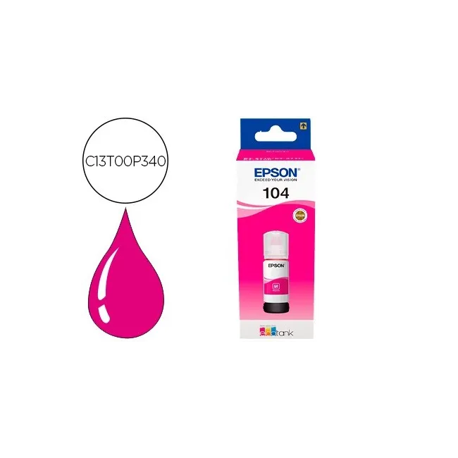 TINTA EPSON ECOTANK 104 ET-2710 / 2711 / 2712 / 2720 / 2726 / 4700 ...