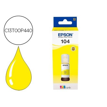 TINTA EPSON ECOTANK 104 ET-2710 / 2711 / 2712 / 2720 / 2726 / 4700 ...