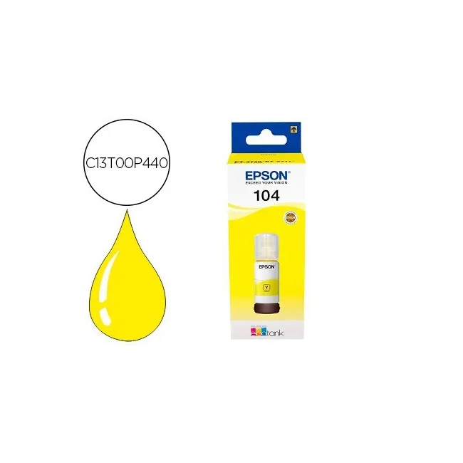 TINTA EPSON ECOTANK 104 ET-2710 / 2711 / 2712 / 2720 / 2726 / 4700 ...
