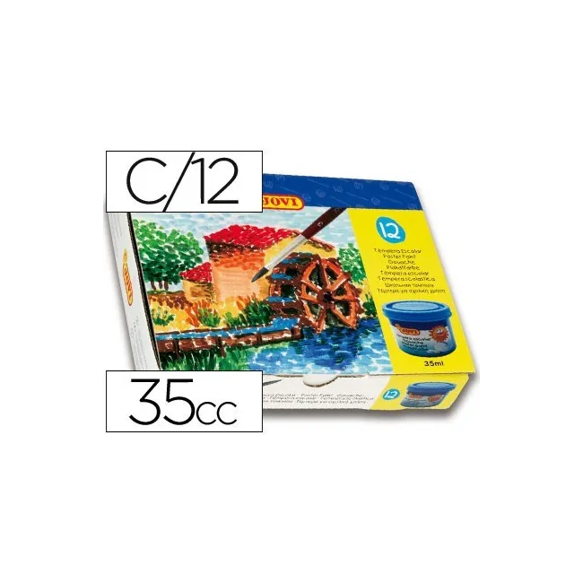 TEMPERA JOVI 35 CC -12 COLORES SURTIDOS
