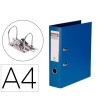 ARCHIVADOR DE PALANCA ELBA CARTON FORRADO DIN A4 AZUL -LOMO DE 80 M...