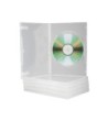 CAJA DVD Q-CONNECT TRANSPARENTE PACK DE 5 UNIDADES