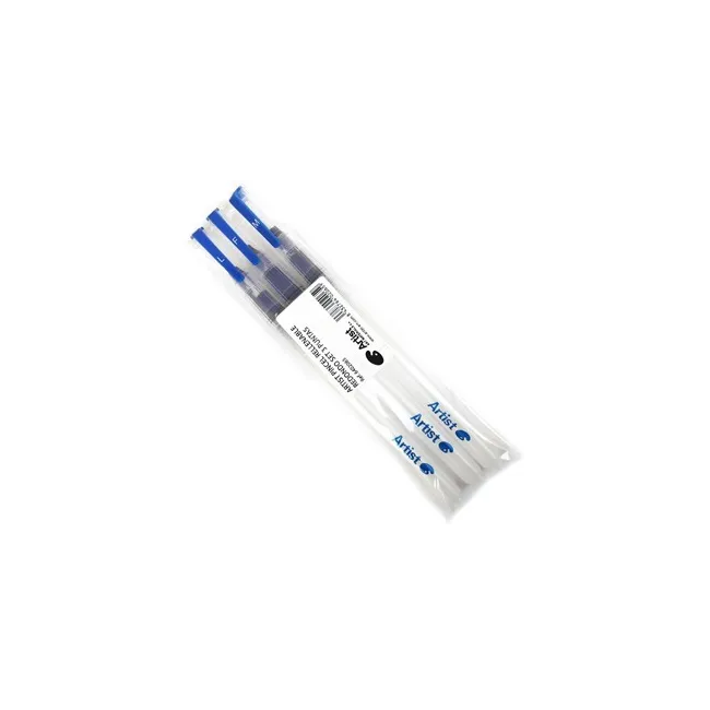 PINCEL ARTIST RELLENABLE REDONDO BLISTER 3 UNIDADES PUNTAS SURTIDAS