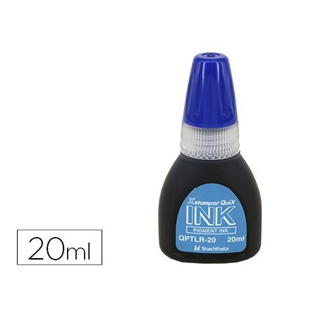 TINTA X-STAMPER QUIX PARA SELLOS AZUL BOTE DE 20 ML