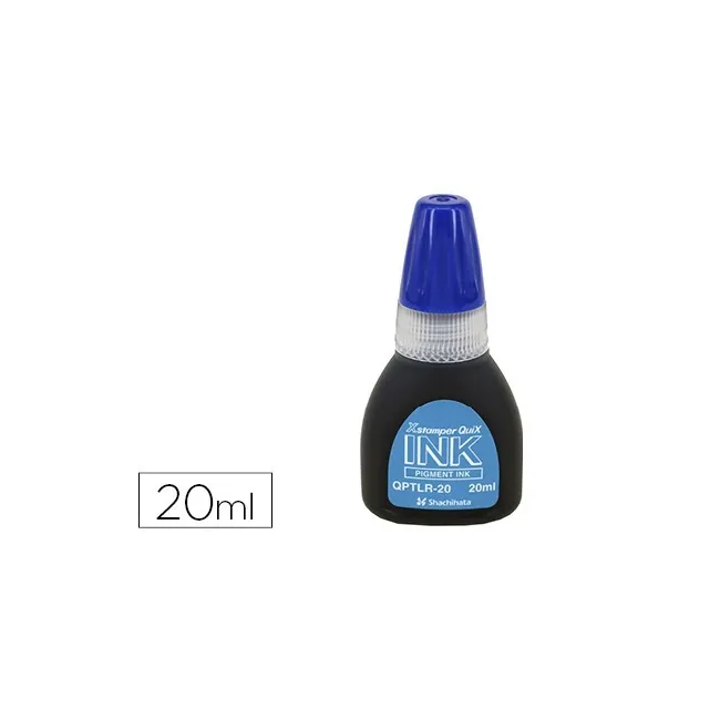 TINTA X-STAMPER QUIX PARA SELLOS AZUL BOTE DE 20 ML