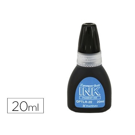TINTA X-STAMPER QUIX PARA SELLOS NEGRA BOTE DE 20 ML