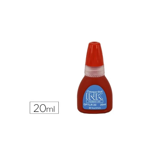 TINTA X-STAMPER QUIX PARA SELLOS ROJA BOTE DE 20 ML
