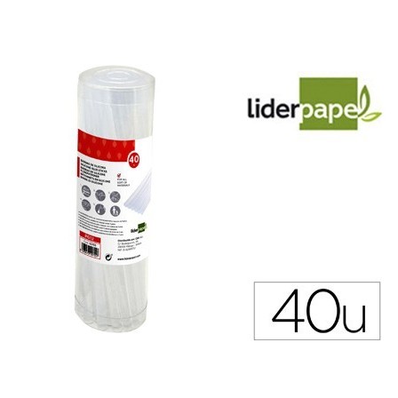 BARRAS TERMOFUSIBLE LIDERPAPEL DE 7 MM DE DIAMETRO X 200 MM DE ALTO...
