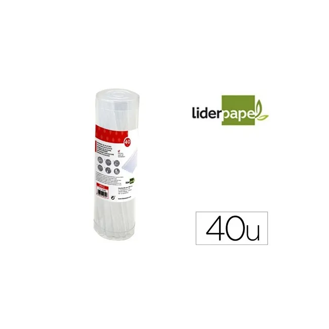 BARRAS TERMOFUSIBLE LIDERPAPEL DE 7 MM DE DIAMETRO X 200 MM DE ALTO...