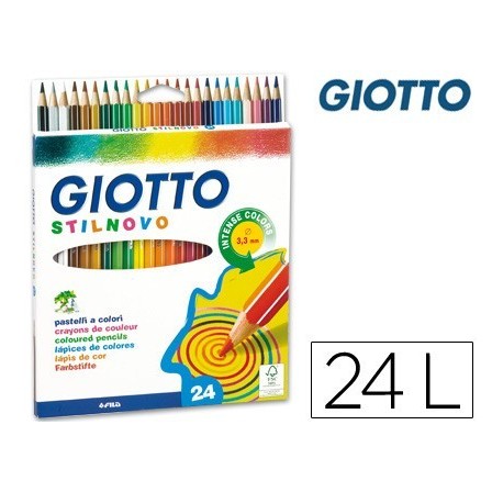 LAPICES DE COLORES GIOTTO STILNOVO 24 COLORES UNIDAD