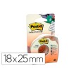 CINTA ADHESIVA POST-IT 18MX25 MM 6 LINEAS EN PORTARROLLOS ESPECIAL ...